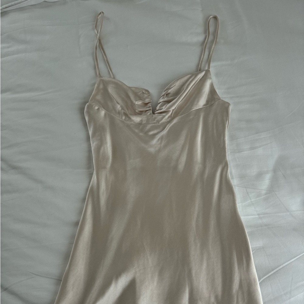 Princess Polly champagne dress